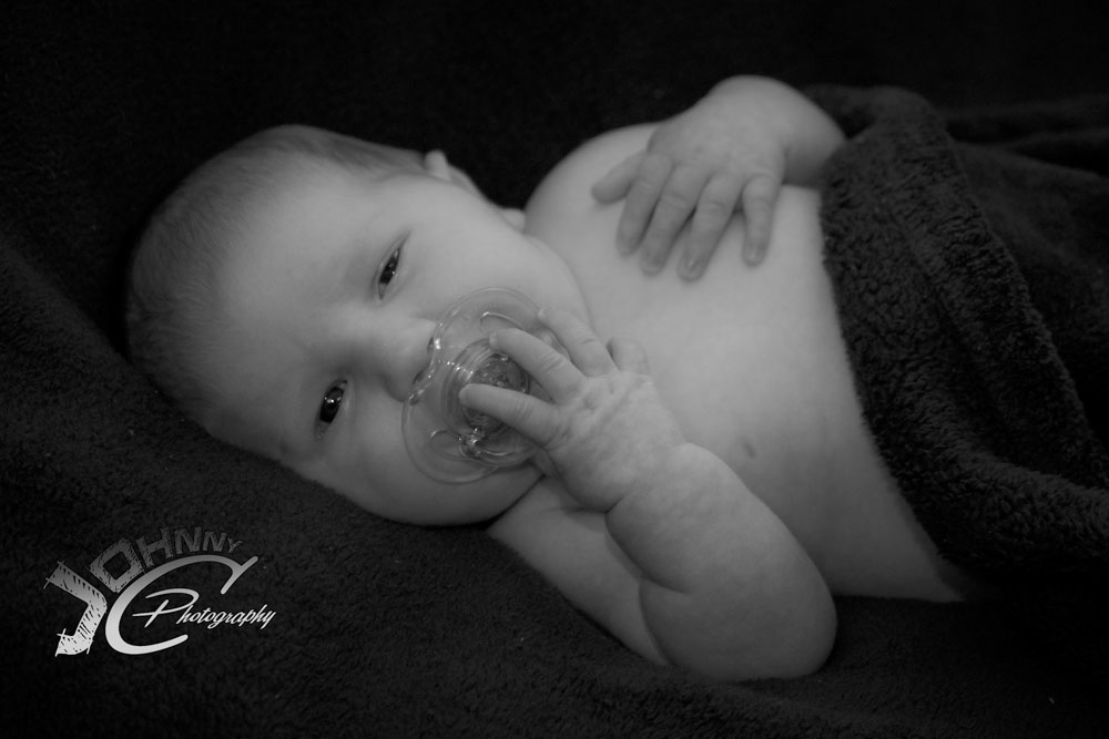 Baby Riley B&W